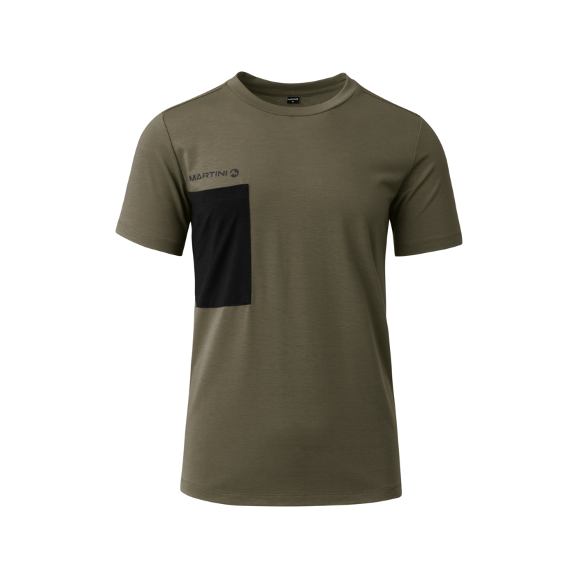 Martini Sportswear - Hillclimb Style Shirt M - T-Shirts in moss-black - Vorderansicht - Herren