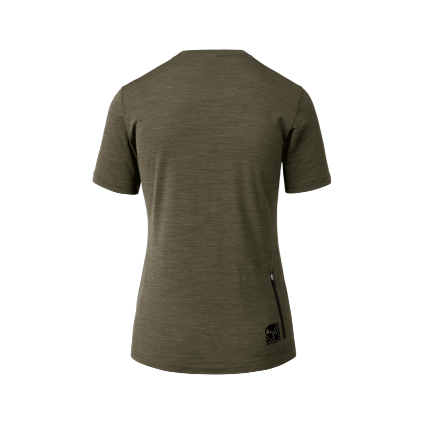 Martini Sportswear - Flowtrail Hike n Bike Shirt W - T-Shirts in moss-punch - Rückansicht - Damen