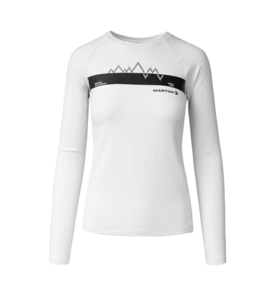 Martini Sportswear - Horizon Shirt W - Langarmshirts in white - Vorderansicht - Damen