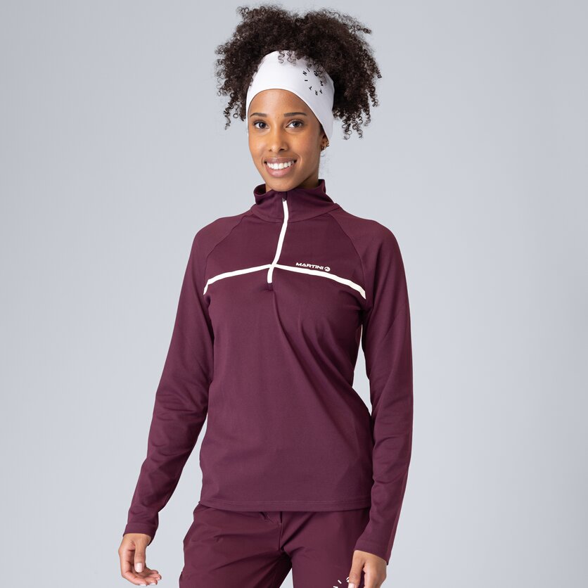 Martini Sportswear - Desire Halfzip Shirt W - Maglie a maniche lunghe in fairy tale - product.alttext.Vorderansicht Model - Donna