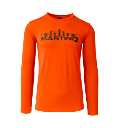 Martini Sportswear - Peakpower Shirt M - Longsleeves in lava - front view - Men