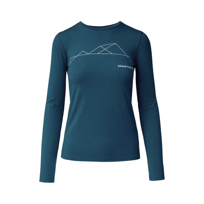 Martini Sportswear - Recharge Shirt W - Langarmshirts in poseidon - product.alttext.Vorderansicht - Damen